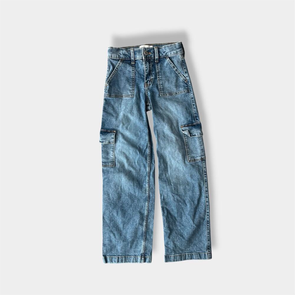 Abercrombie Kids High Rise Wide Leg Jeans 9/10 Long